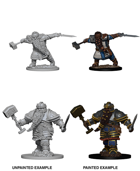 Dwarf Male Fighter: Nolzur's Marvelous Unpainted Miniatures