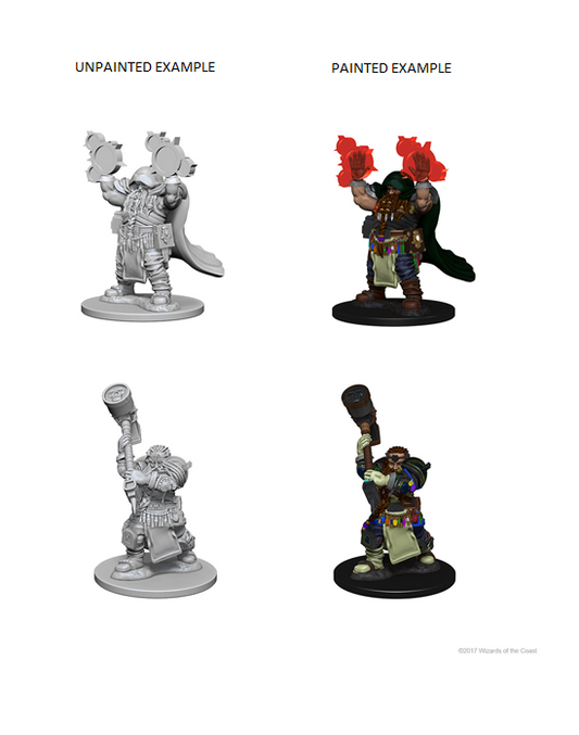 Dwarf Male Cleric: Nolzur's Marvelous Unpainted Miniatures