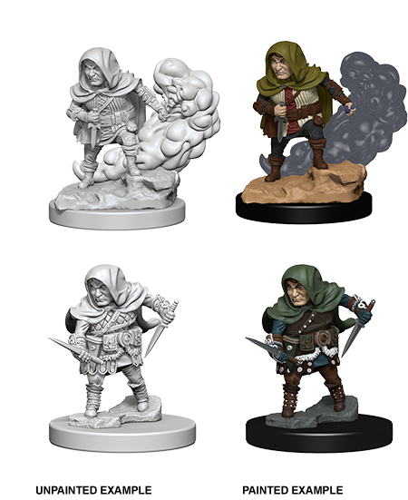 Halfling Male Rogue: Nolzur's Marvelous Unpainted Miniatures