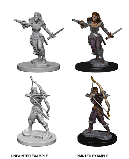 Elf Female Ranger: Nolzur's Marvelous Unpainted Miniatures