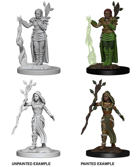 Human Female Druid: Nolzur's Marvelous Unpainted Miniatures