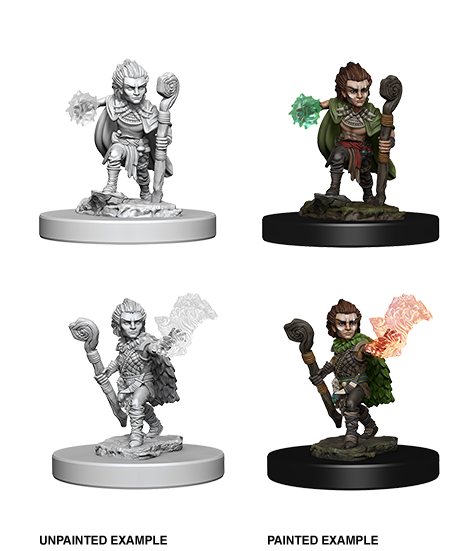 Gnome Male Druid: Deep Cuts Unpainted Miniatures