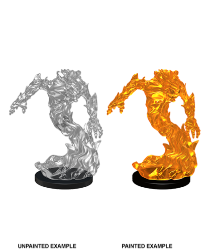 Medium Fire Elemental: Deep Cuts Unpainted Miniatures