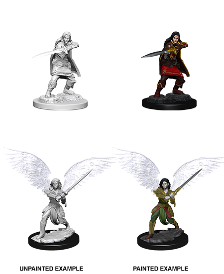 Female Aasimar Fighter: Nolzur's Marvelous Unpainted Miniatures