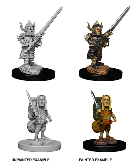 Male Halfling Fighter: Nolzur's Marvelous Unpainted Miniatures