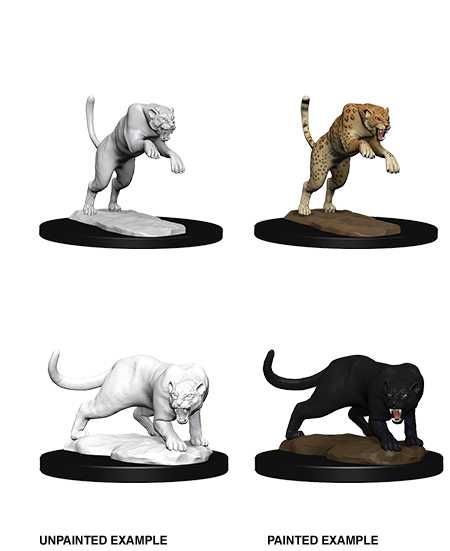 Panther & Leopard: Nolzur's Marvelous Unpainted Miniatures