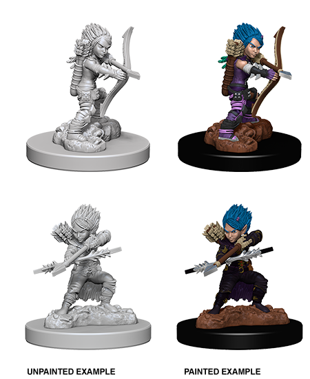 Female Gnome Rogue: Deep Cuts Unpainted Miniatures