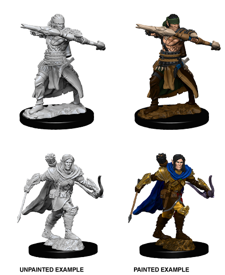 Male Half-Elf Ranger: Deep Cuts Unpainted Miniatures