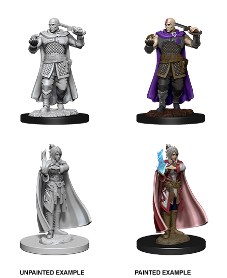 Minsc and Boo & Delina: Nolzur's Marvelous Unpainted Miniatures