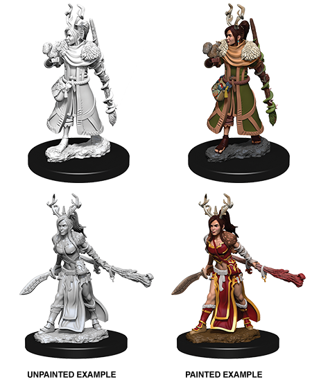 Female Human Druid: Nolzur's Marvelous Unpainted Miniatures