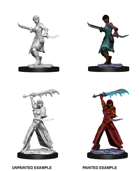 Female Human Rogue: Nolzur's Marvelous Unpainted Miniatures