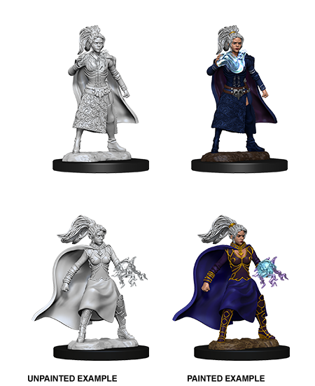 Female Human Sorcerer: Nolzur's Marvelous Unpainted Miniatures