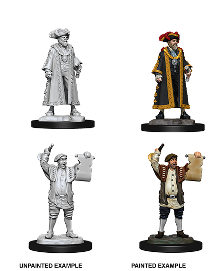 Mayor & Town Crier: WizKids Deep Cuts Unpainted Miniatures